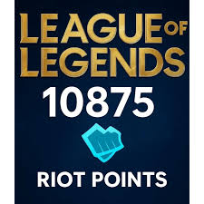LOL Riot Points 10875 RP