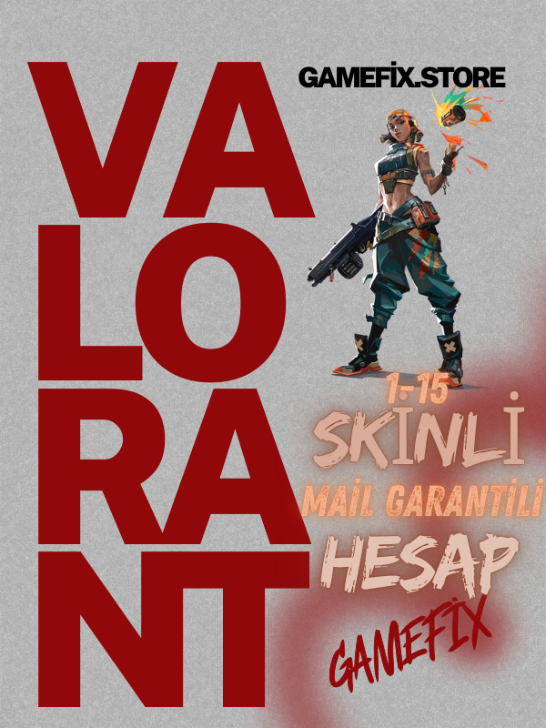 RS 1-15 Random Skinli Valorant Hesap (Mail Değişen)